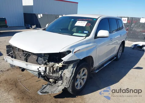 2012 Toyota Highlander Base V6 из США, поврежденный, VIN 5TDZK3EH3CS061748